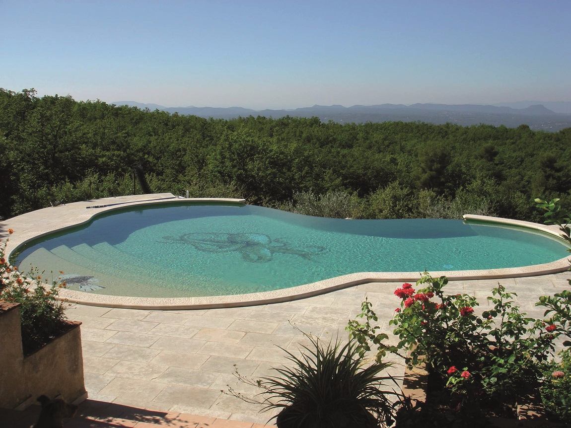piscine debordement vue