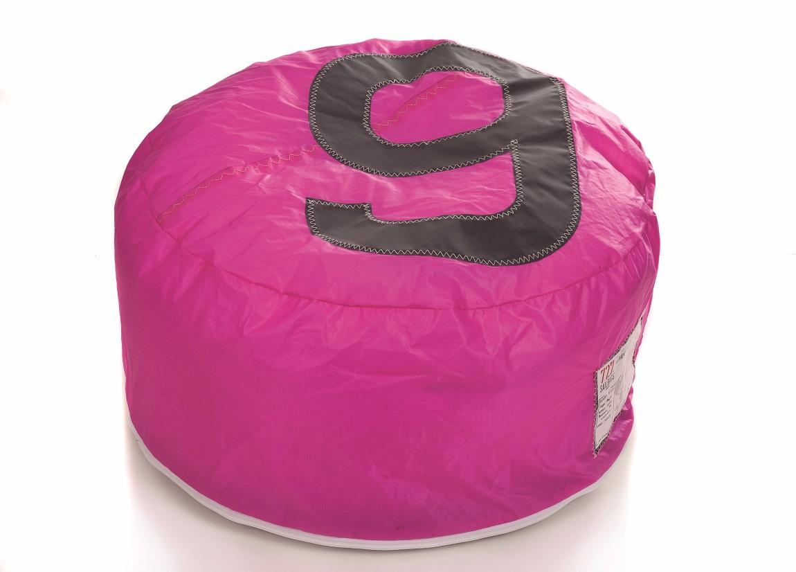 727 Sailbags Pouf en voile de bateau