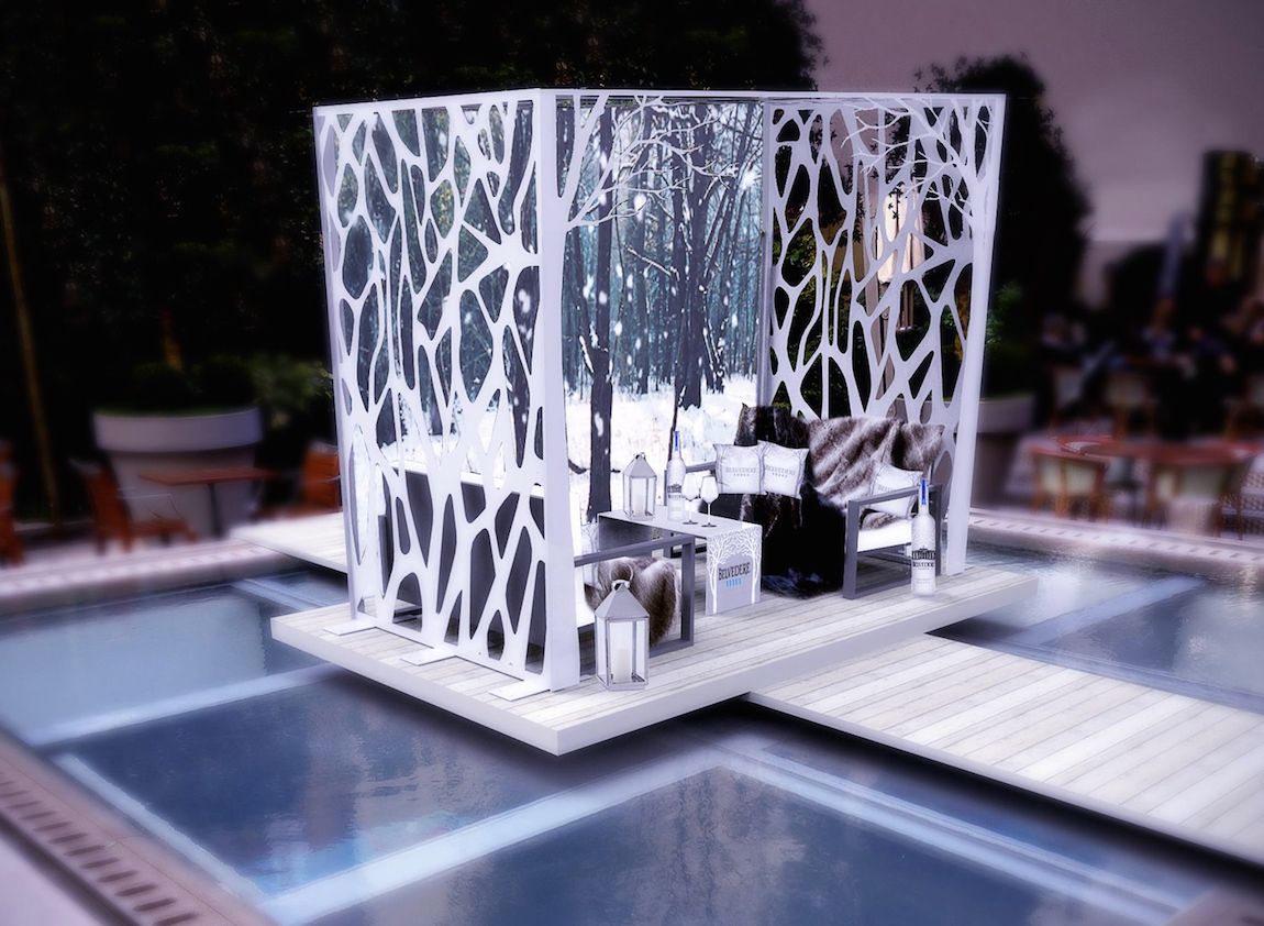 Le jardin d'hiver Belvédère au Royal Monceau