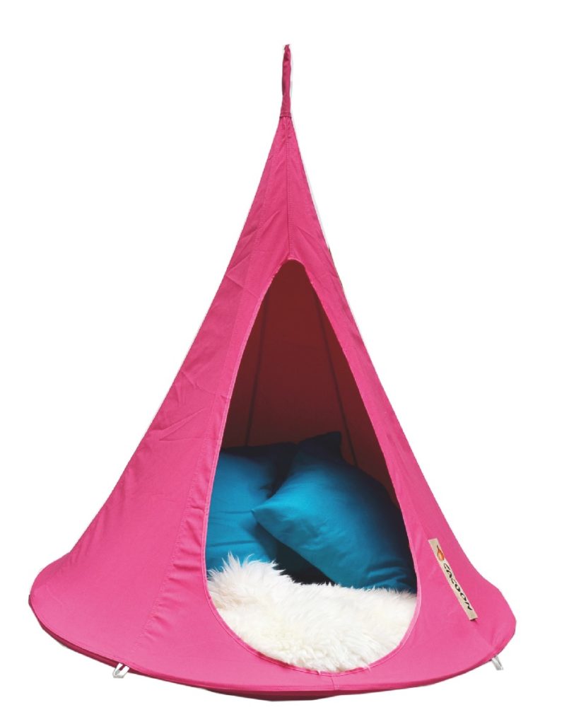 tente cacoon rose jardin chic