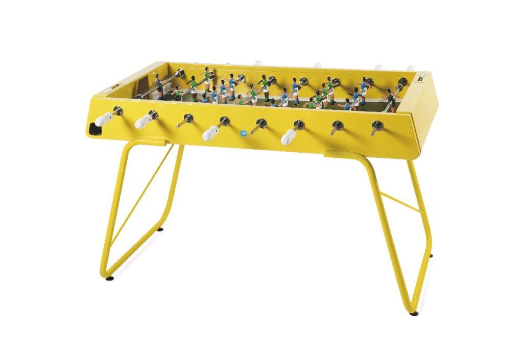 babyfoot d'extérieur jaune