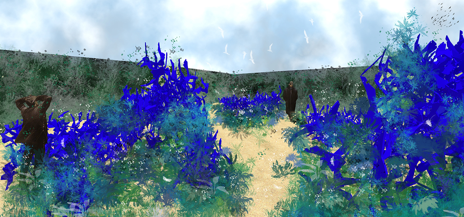 Projet pour le festival du collectif MoonWalkLocal et du collectif Paysagistes Sans Frontières