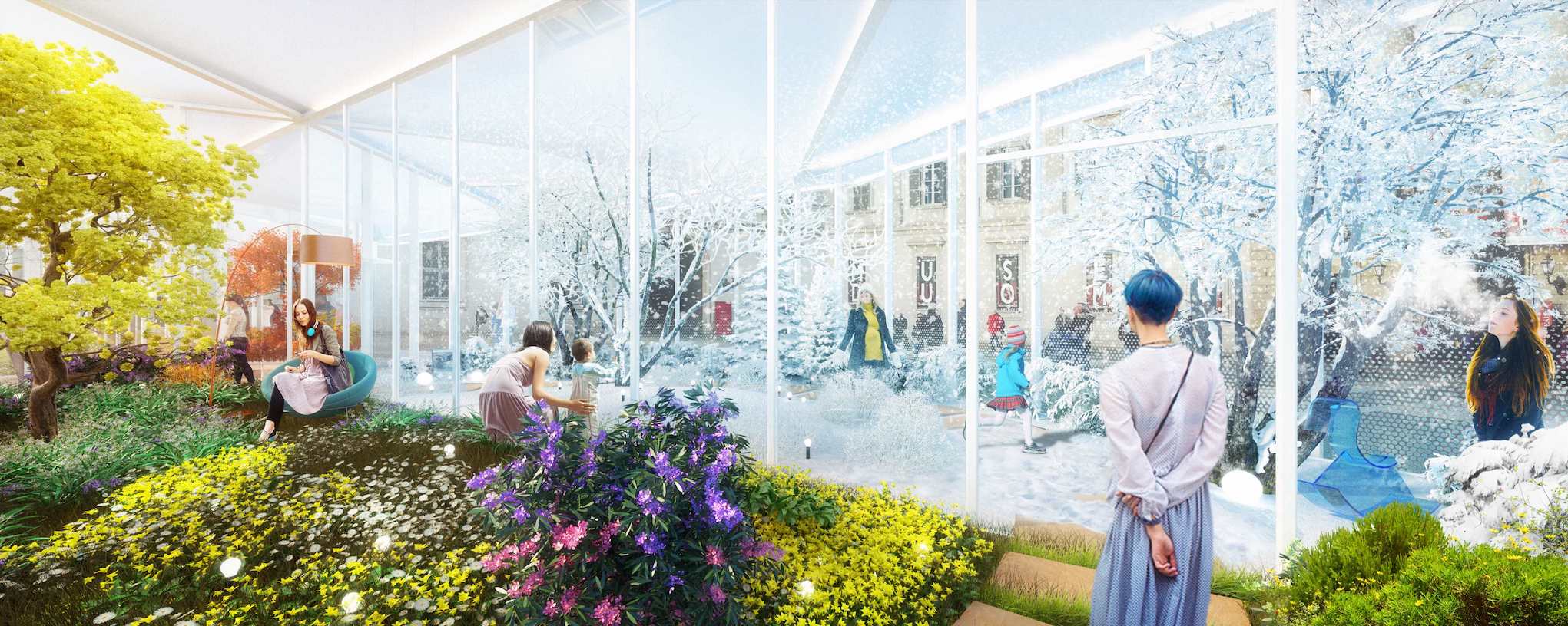 Living Nature, Vue intérieure